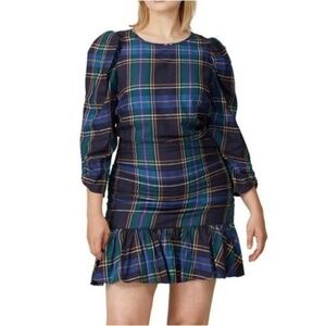 Tanya Taylor Plaid Dress‎ Size 12